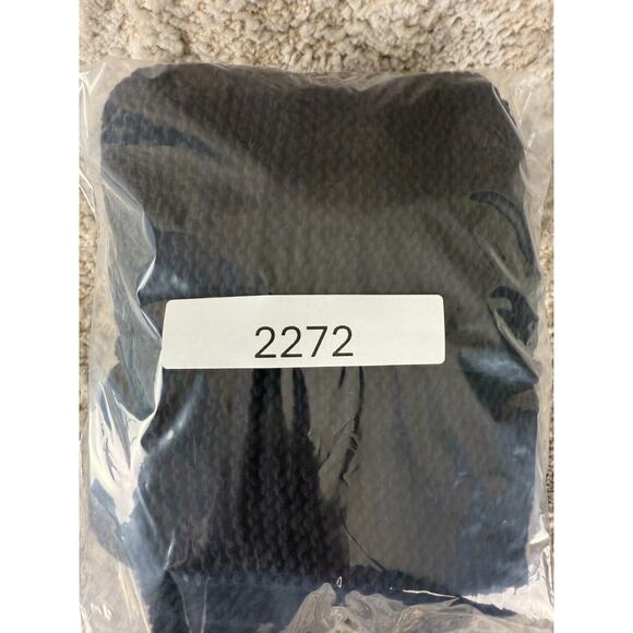 Pure Handknit Sz M/L Lagenlook Sleeveless Cowl Neck Tunic Sweater Big Pockets - Picture 8 of 8